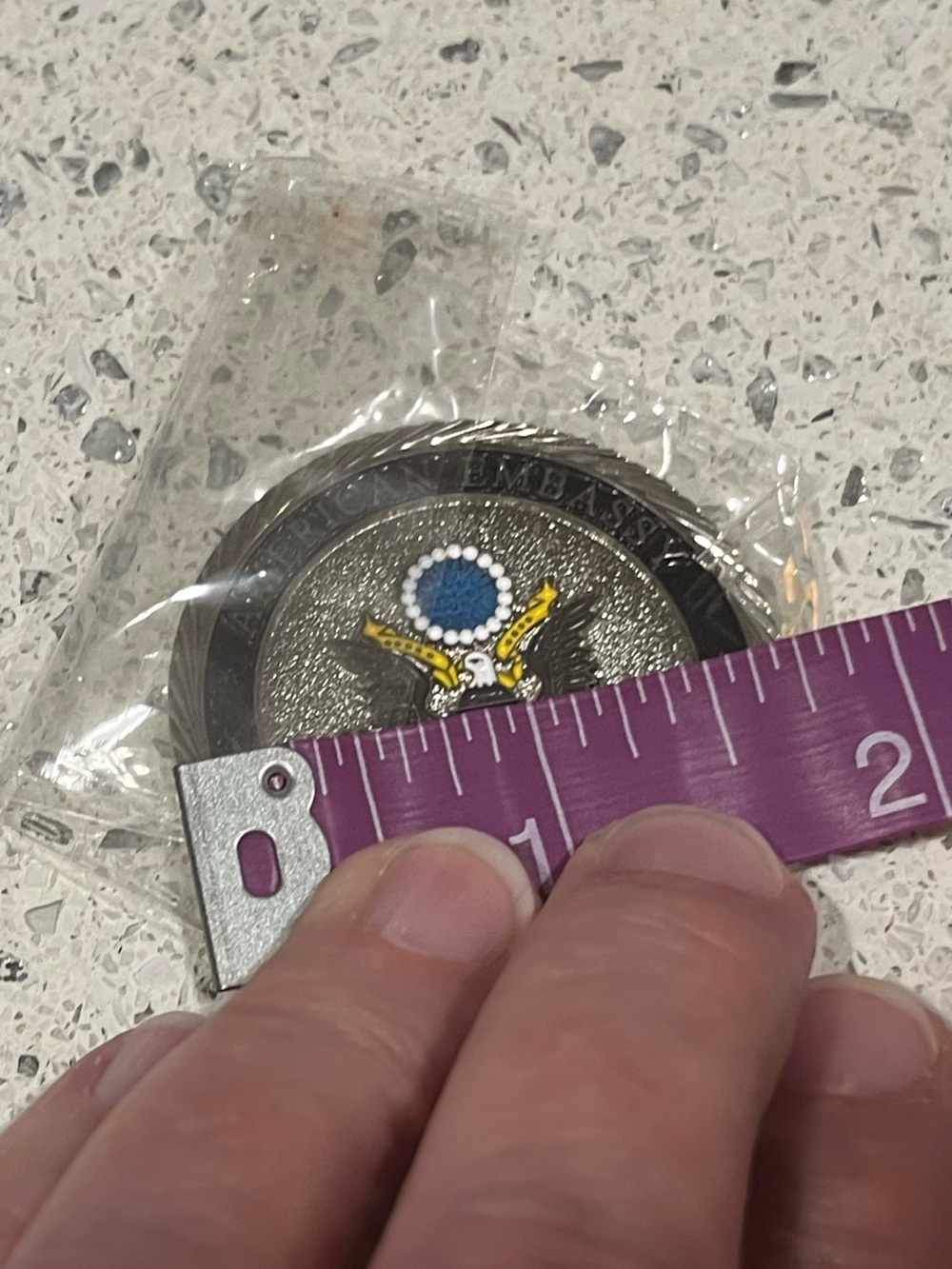 Embassy Challenge Coin Collection-Romania, Poland, Guatemala, Italy, Etc - Picture 3 of 16